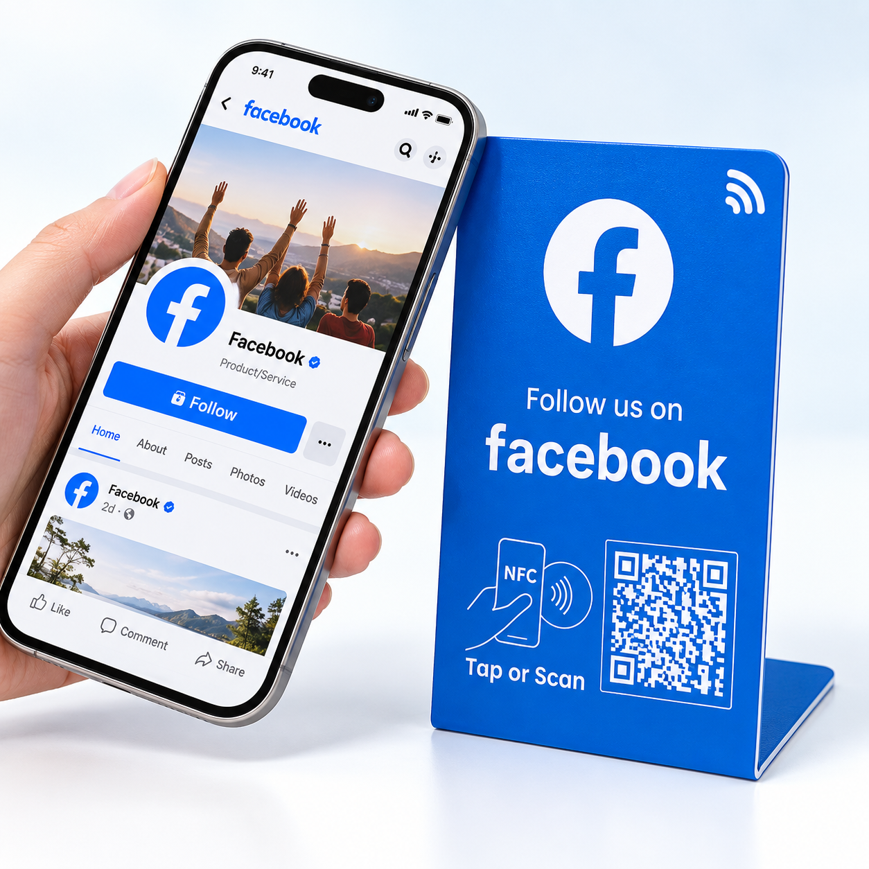 Tarjeta NFC para Facebook