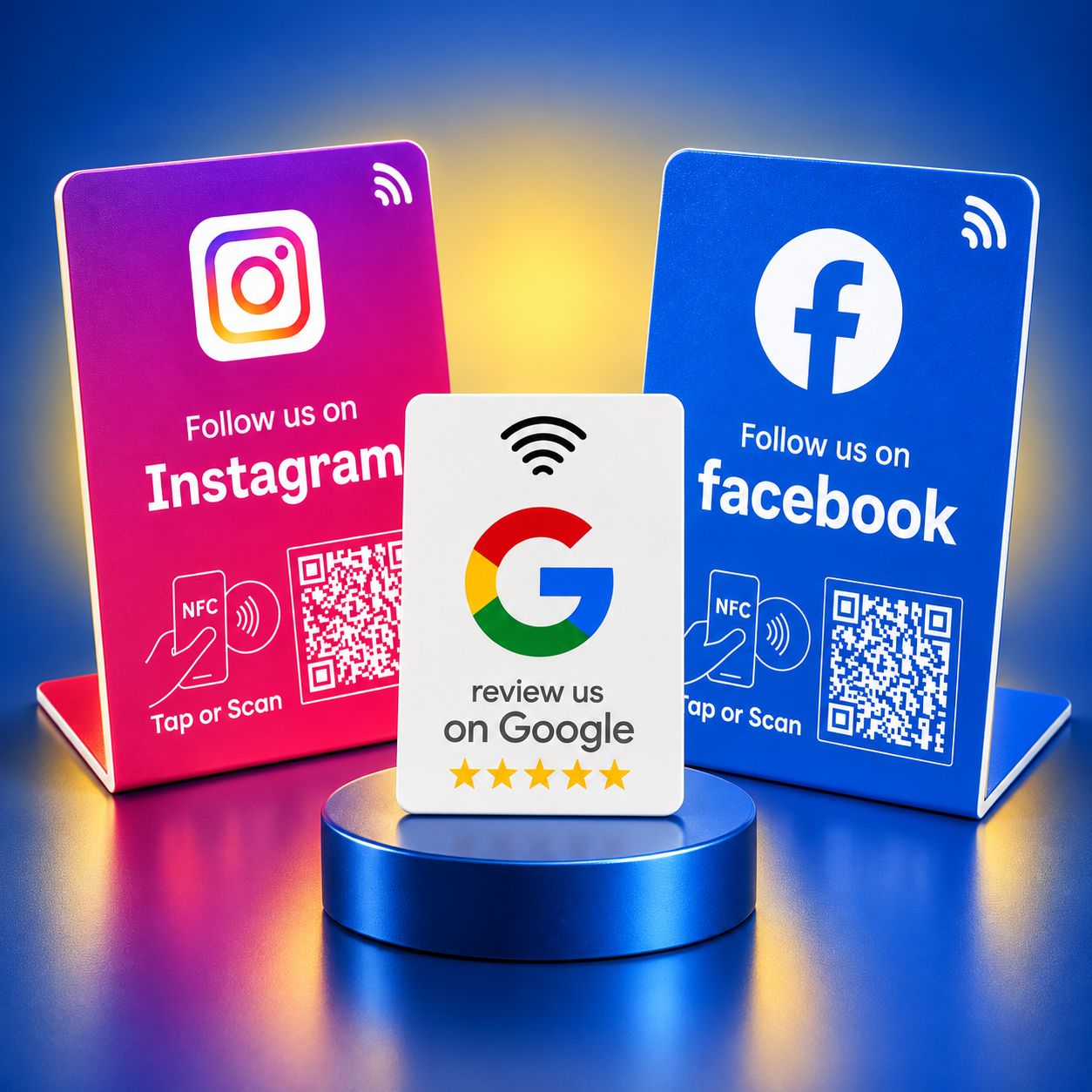 Pack combinado: Instagram fija, Google portátil y Facebook fija